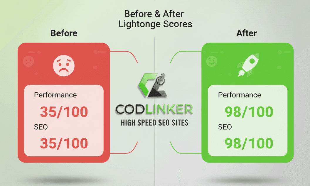 🚀 Case Study: How Codlinker Boosted Line Marking Australia’s Website Speed from 40 to 99