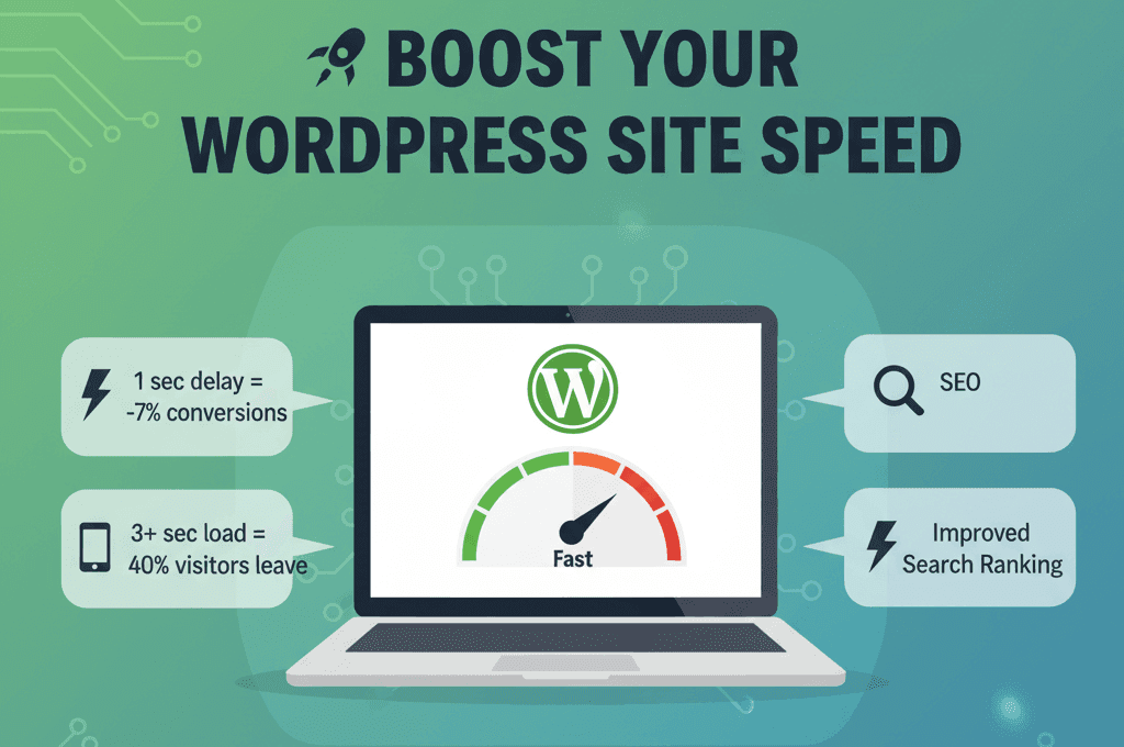 🚀 How to Boost WordPress Site Speed (Even If You’re Not a Developer)