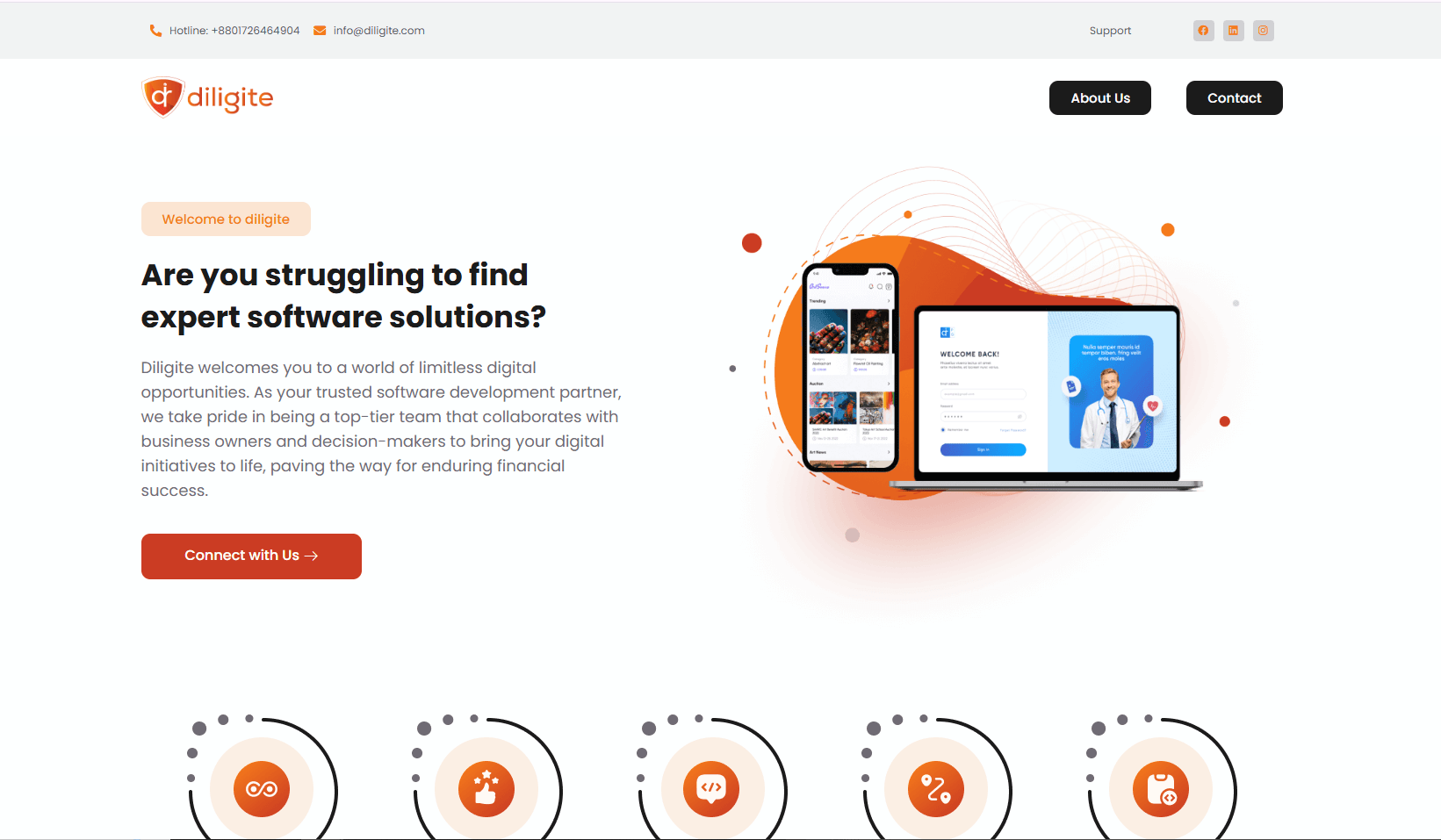 Diligit – Next.js Powered Digital Agency Platform | A CodLinker Web Solution Diligit – Next.js Powered Digital Agency Platform | A CodLinker Web Solution