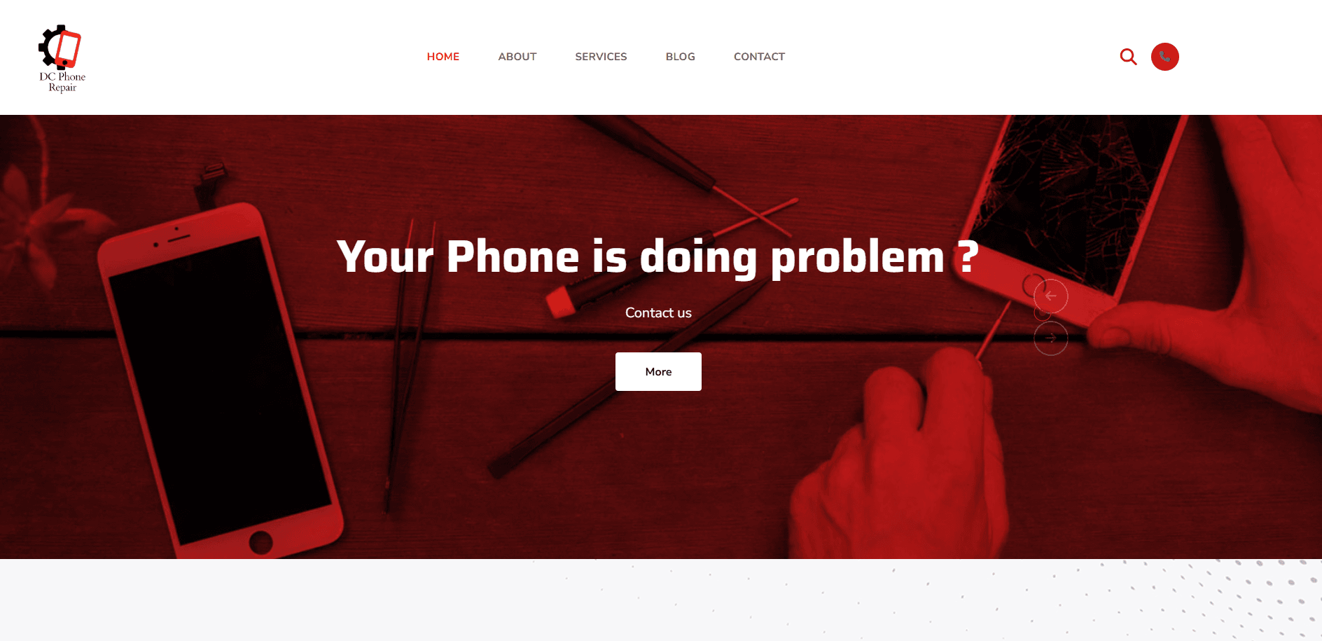 Online Booking System for DC Phone Repair | A CodLinker Web Solution