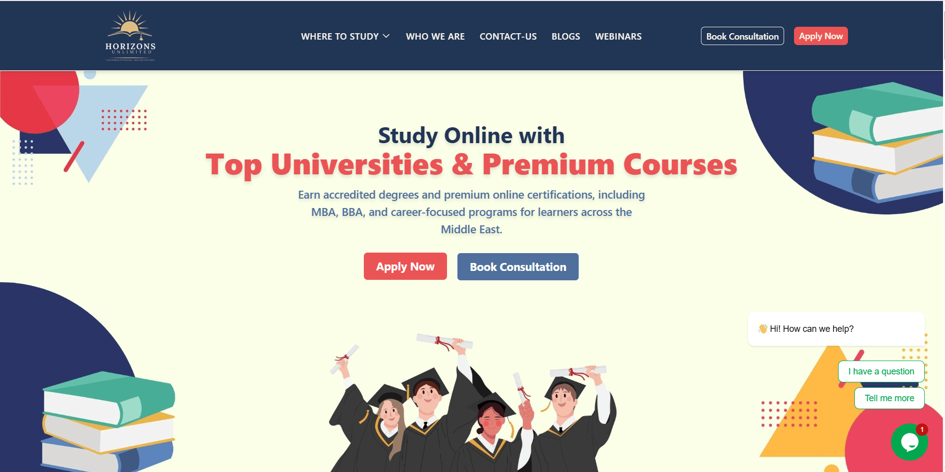 Affiliate Marketing & Sales Funnel for The Horizons Unlimited | A CodLinker Web Solution