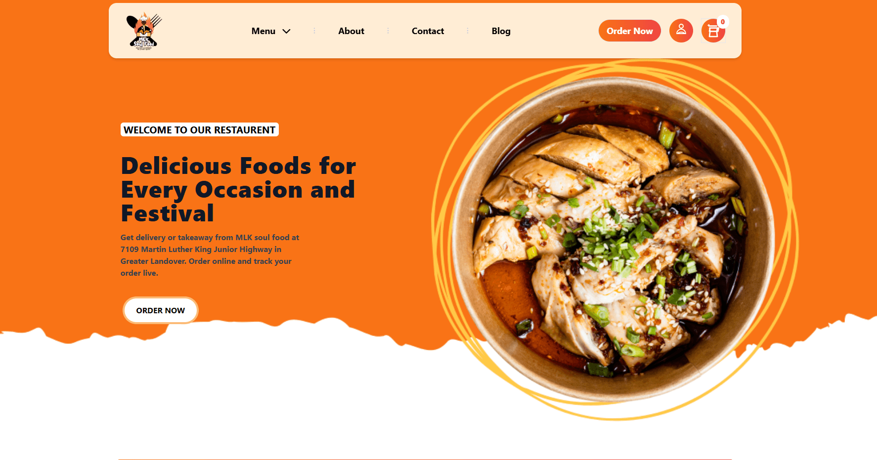 MLK Soul Food – Online Ordering & Menu System | A CodLinker Web Solution
