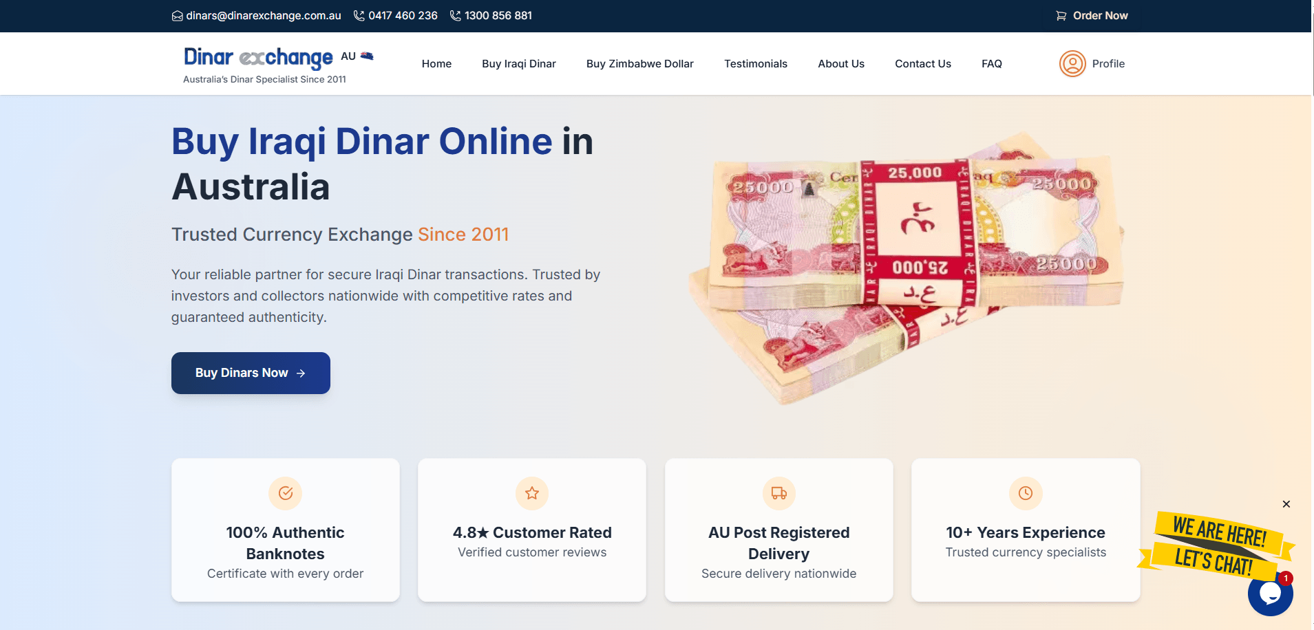 Dinar Exchange Australia
